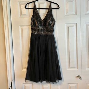 Le Chateau Beaded Cocktail Dress